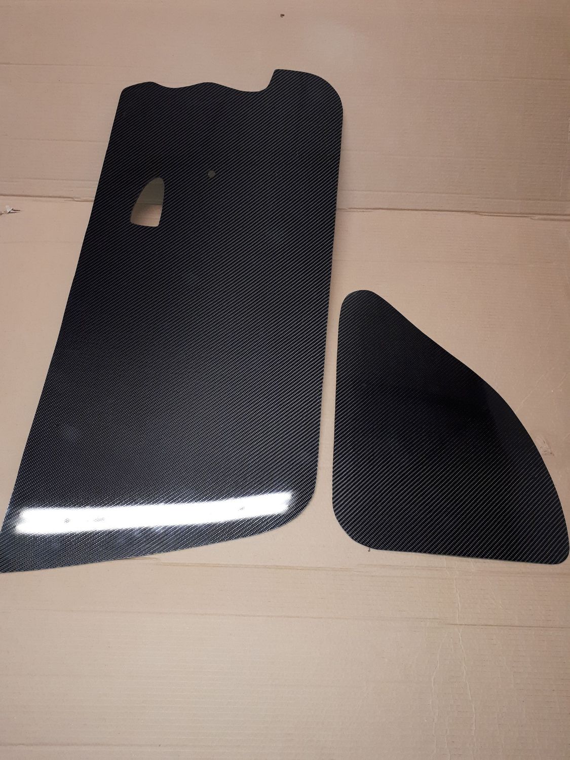 kit panneaux de porte clio 2 style s1600 en carbone