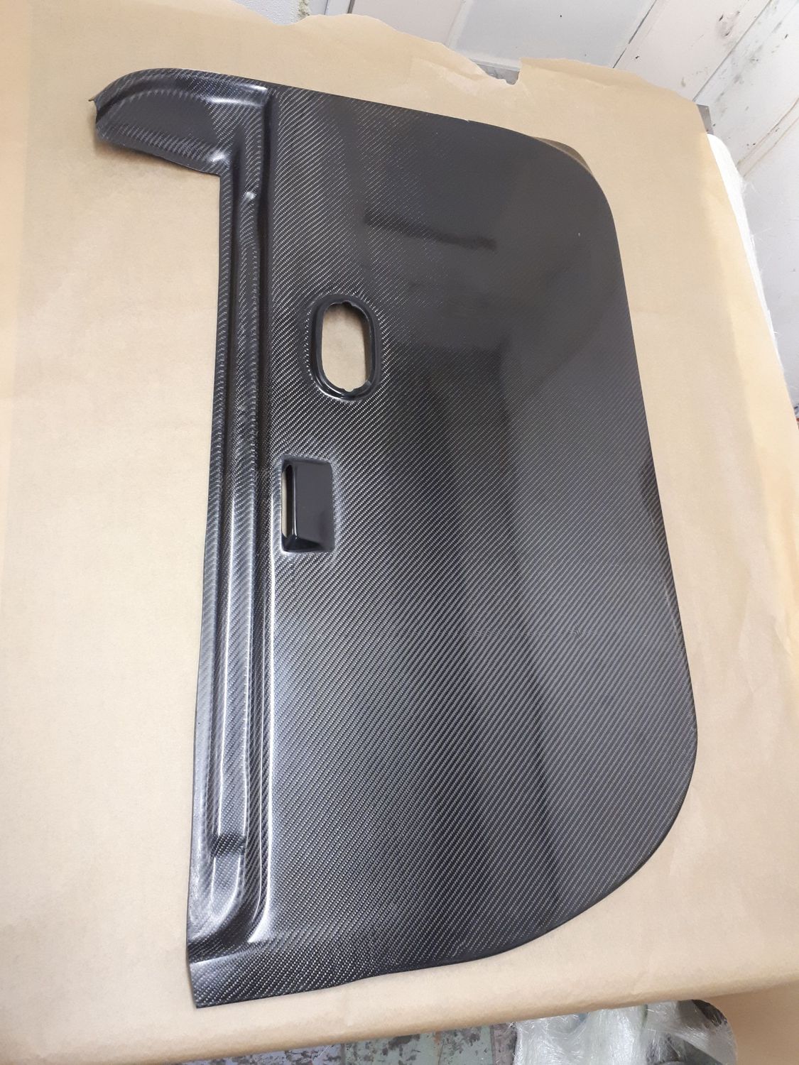 kit panneaux de porte av et arrière clio 3 r3 en carbone