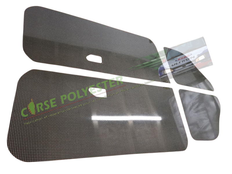 Kit panneaux de portes en carbone kevlar pour 306