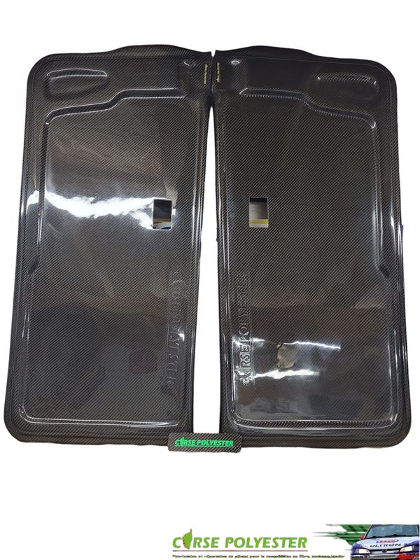 kit panneaux porte bmw e 30 en carbone avant et arrière