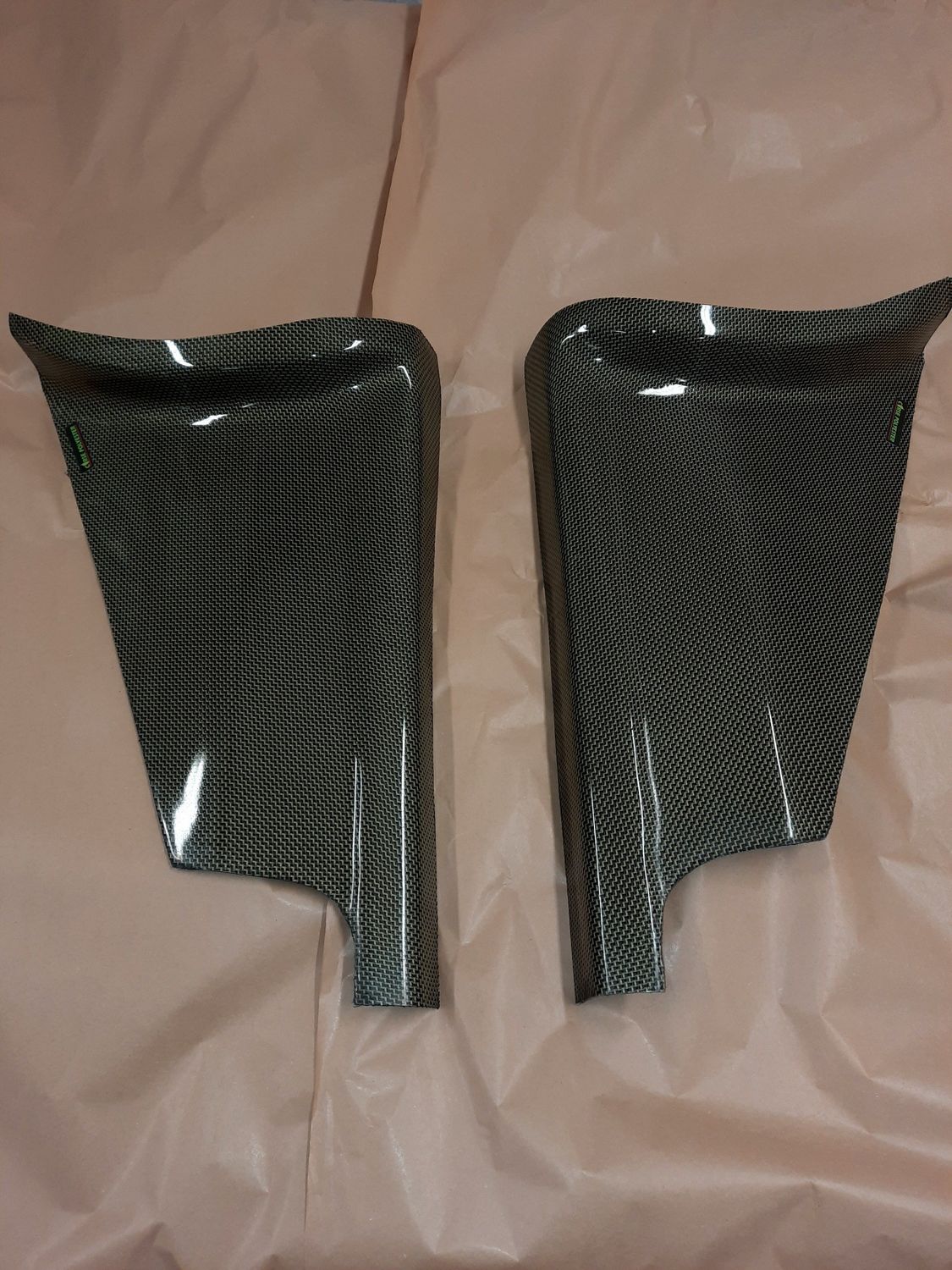 protection aile arrière saxo kit car en carbone kevlar version terre