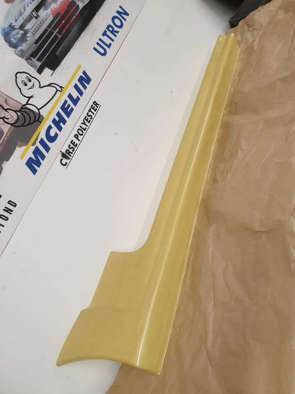 protection d'aile et bas de caisse c2 en kevlar version asphalte