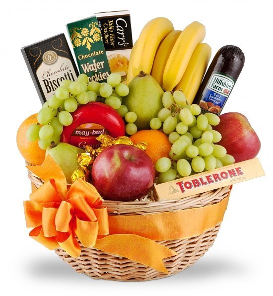 Gourmet Food and Fruit Basket
