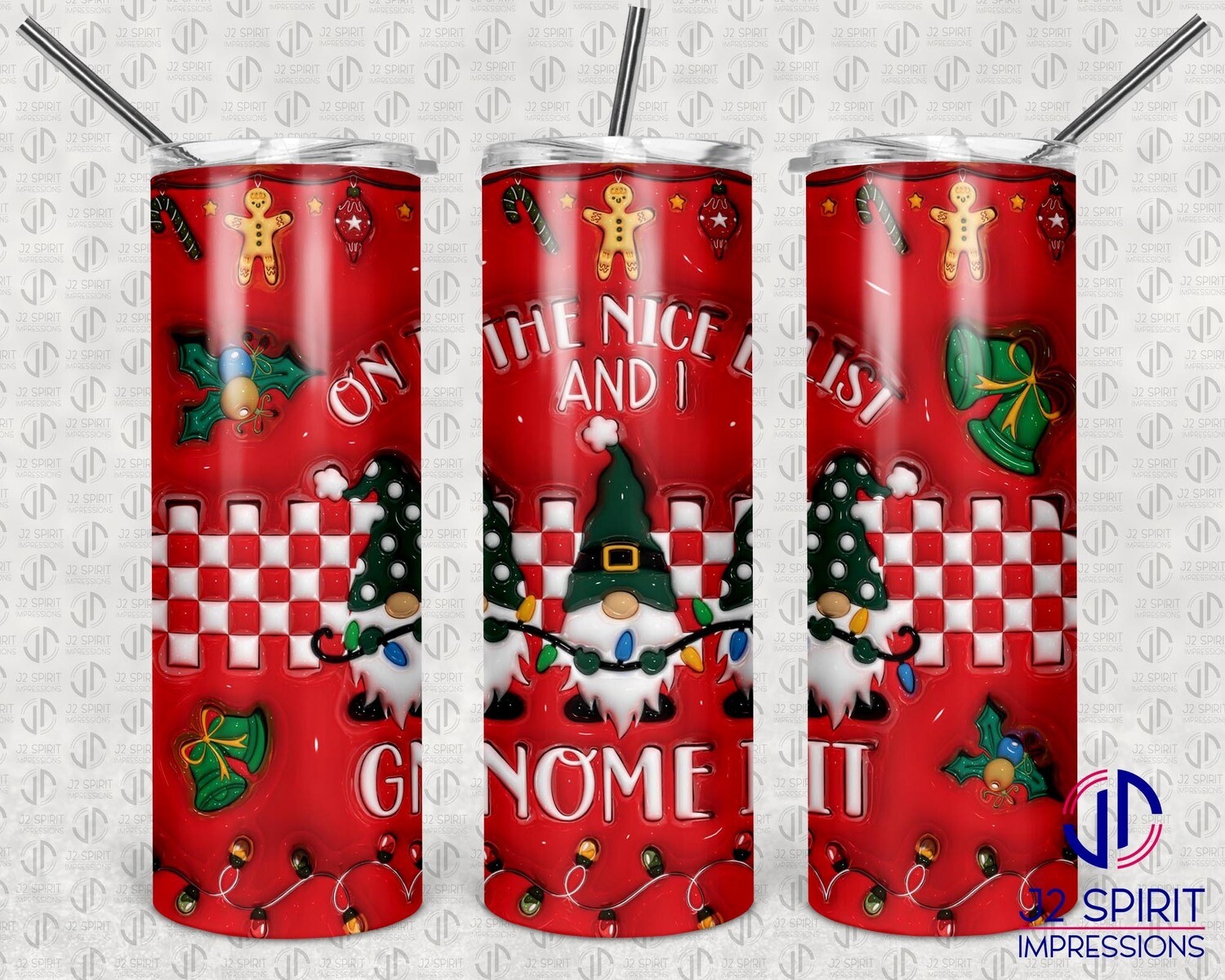 Gnome Naught Nice List - 3