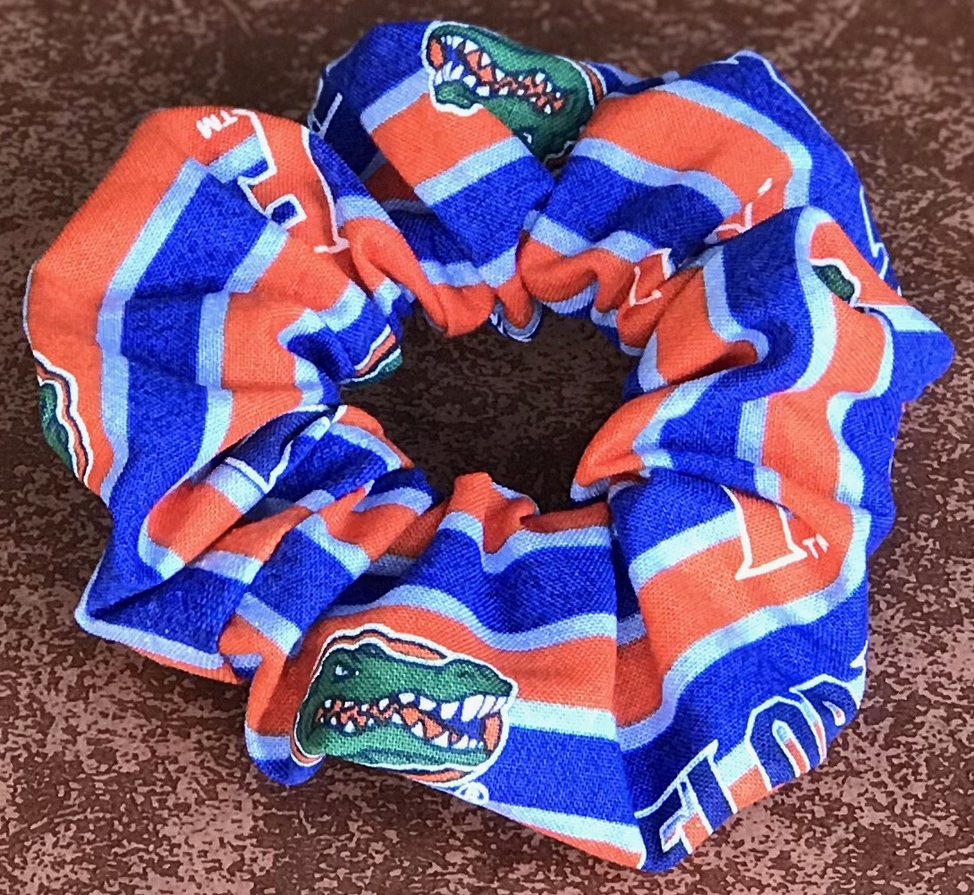 Gators Pinstripe Scrunchie