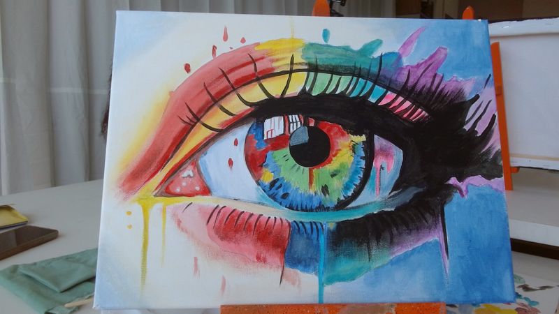 SÁBADO 19/07 11:30 a 14:15 MIRADAS CON SABOR – Taller de Pintura, Vino y Vermut