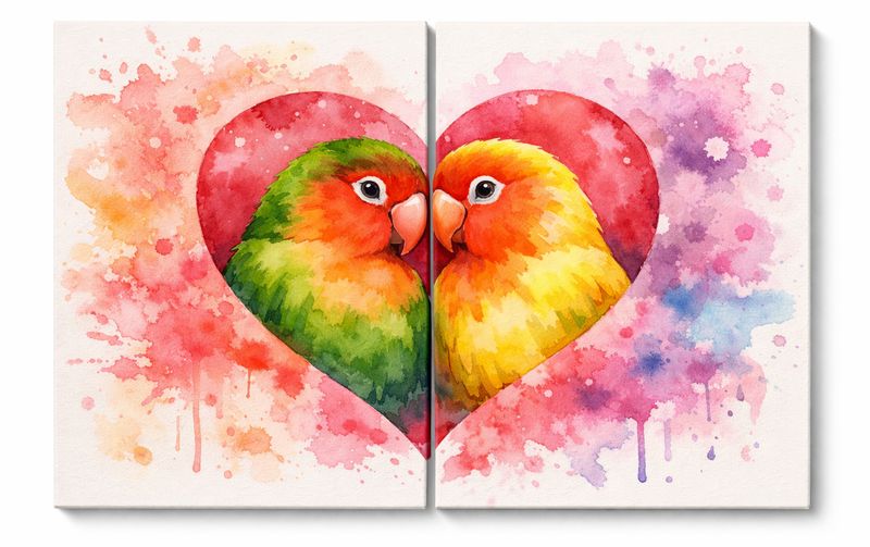 14/02 AMOR INFINITO (DÍPTICO)  – Taller de Pintura, Vino y Vermut