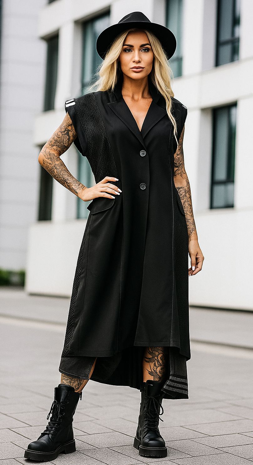 TW3 KAMIZELKA design oversize TW-3 turecka kardigan XS S M L XL XXL SIATKA