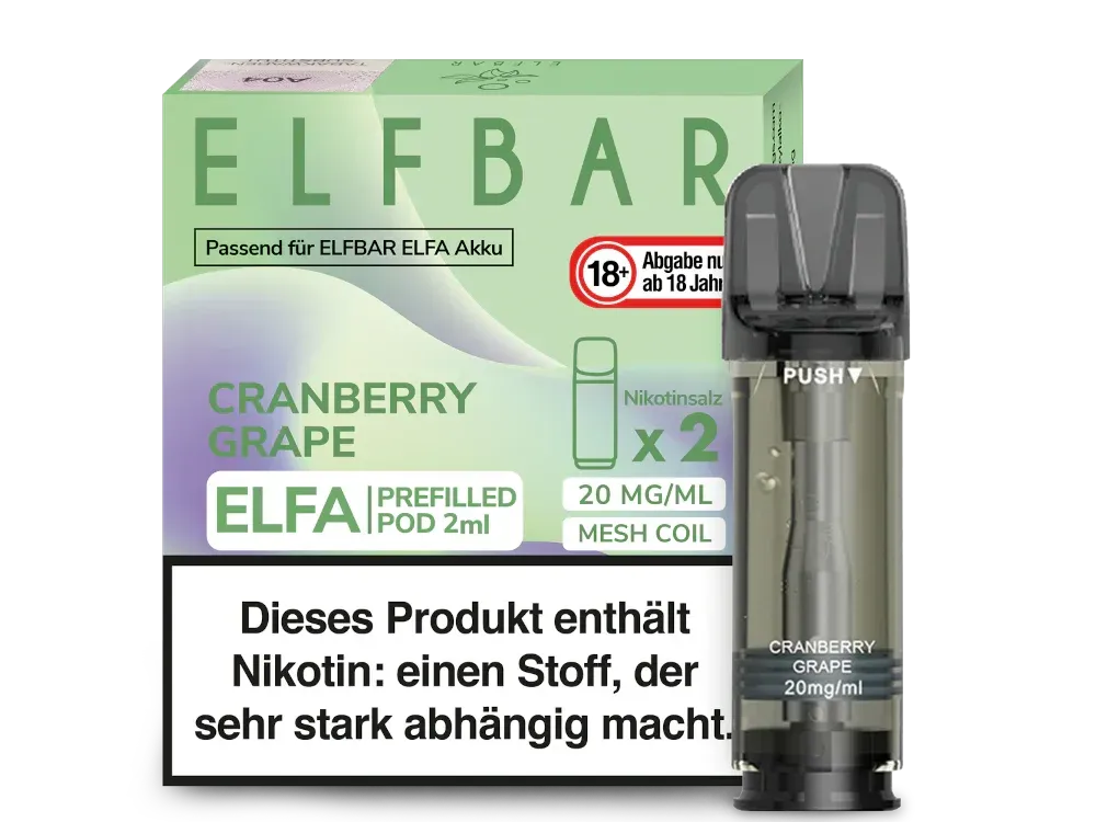 Elfbar Elfa Pods Cranberry Grape 20mg