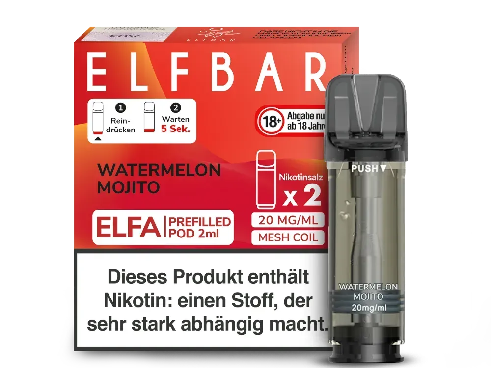 Elfbar Elfa Pods Watermelon Mojito 20mg