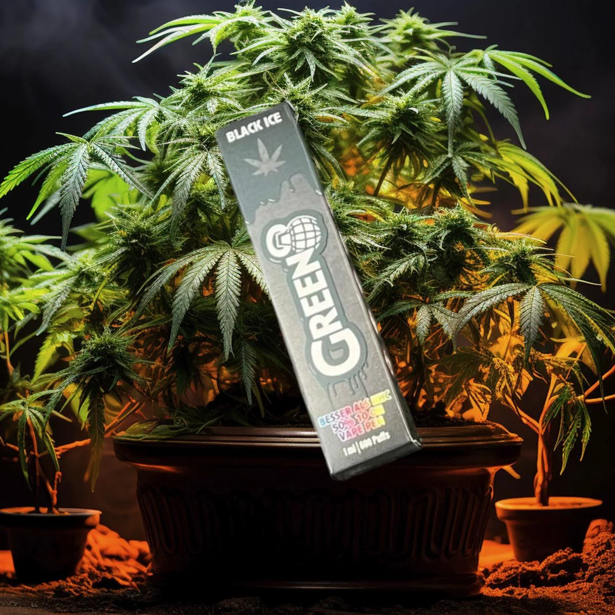 Green Black Ice 50% 10-OH Disposable Vape