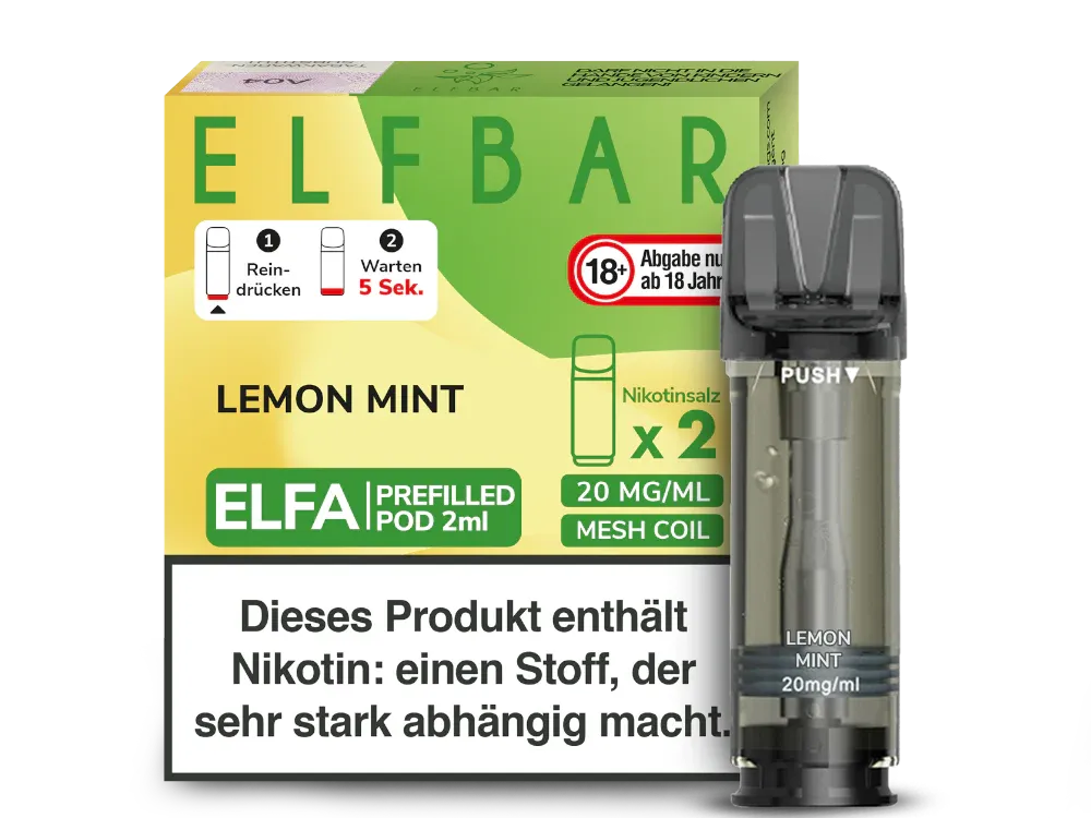 Elfbar Elfa Pods Lemon Mint 20mg