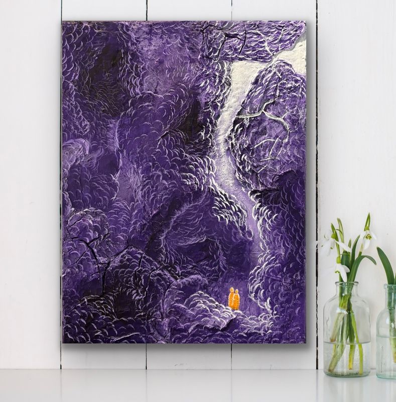 Tavla "Ljuset hittar alltid fram"