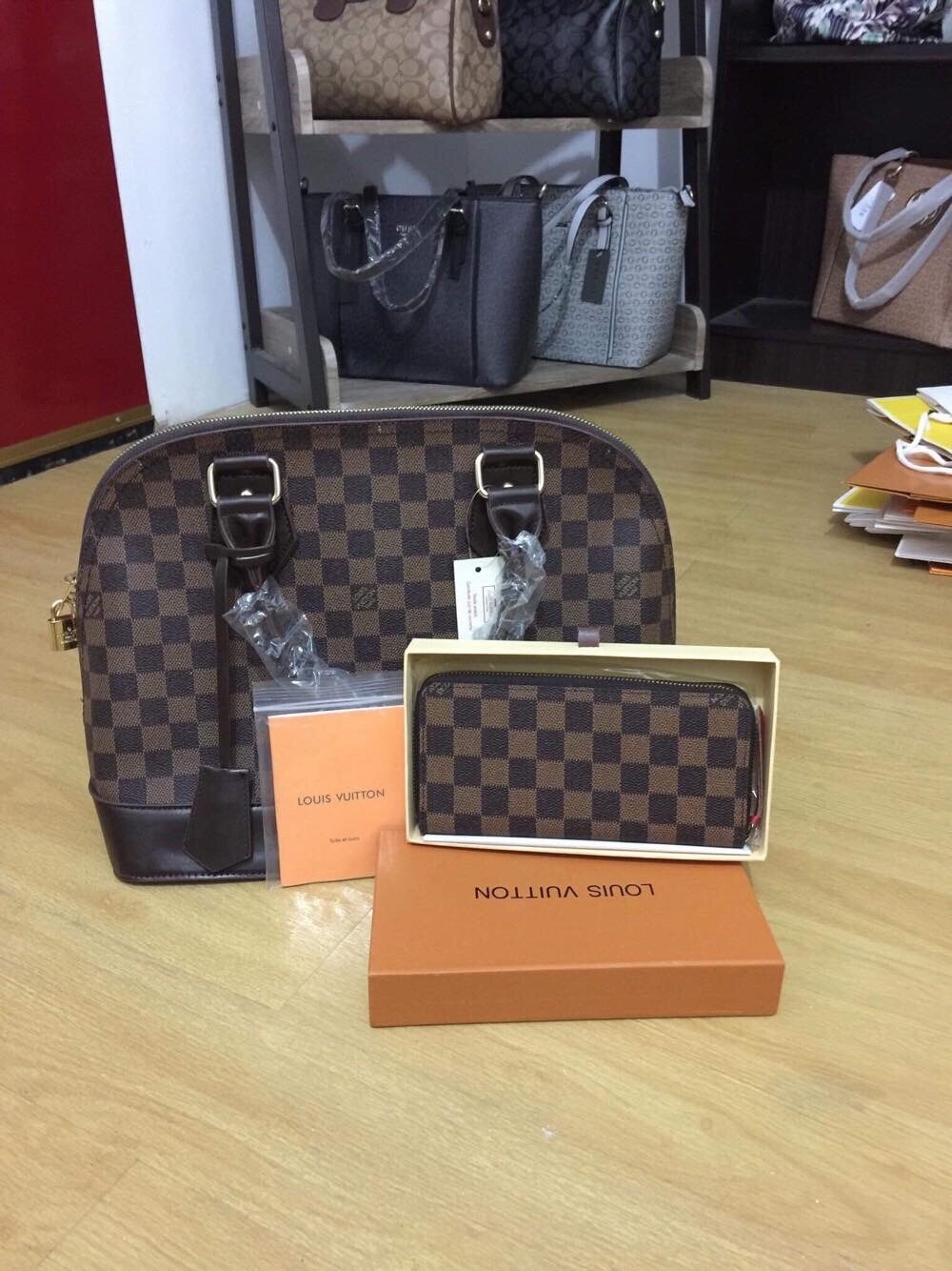 LV Alma Damier