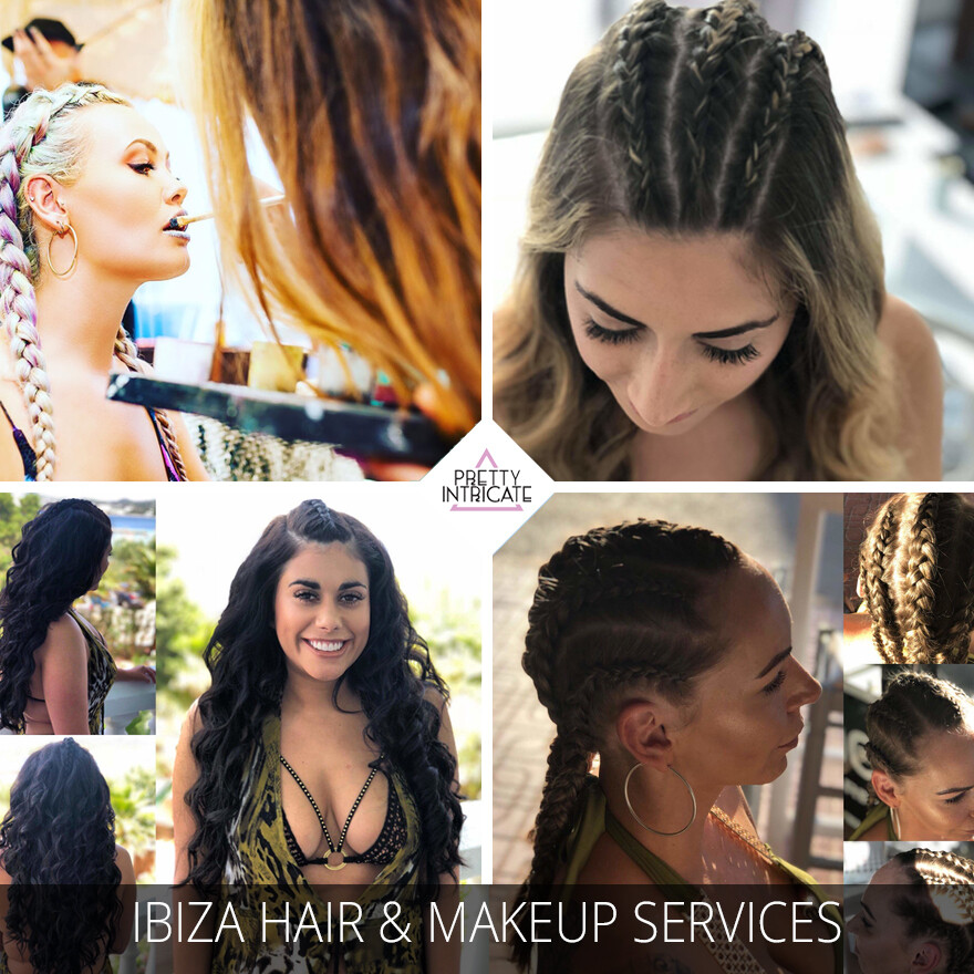 Ibiza Pre - party Makeover with champagne