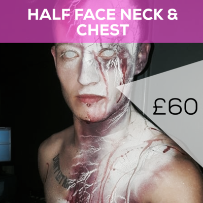 Half Face, Neck &amp; Chest