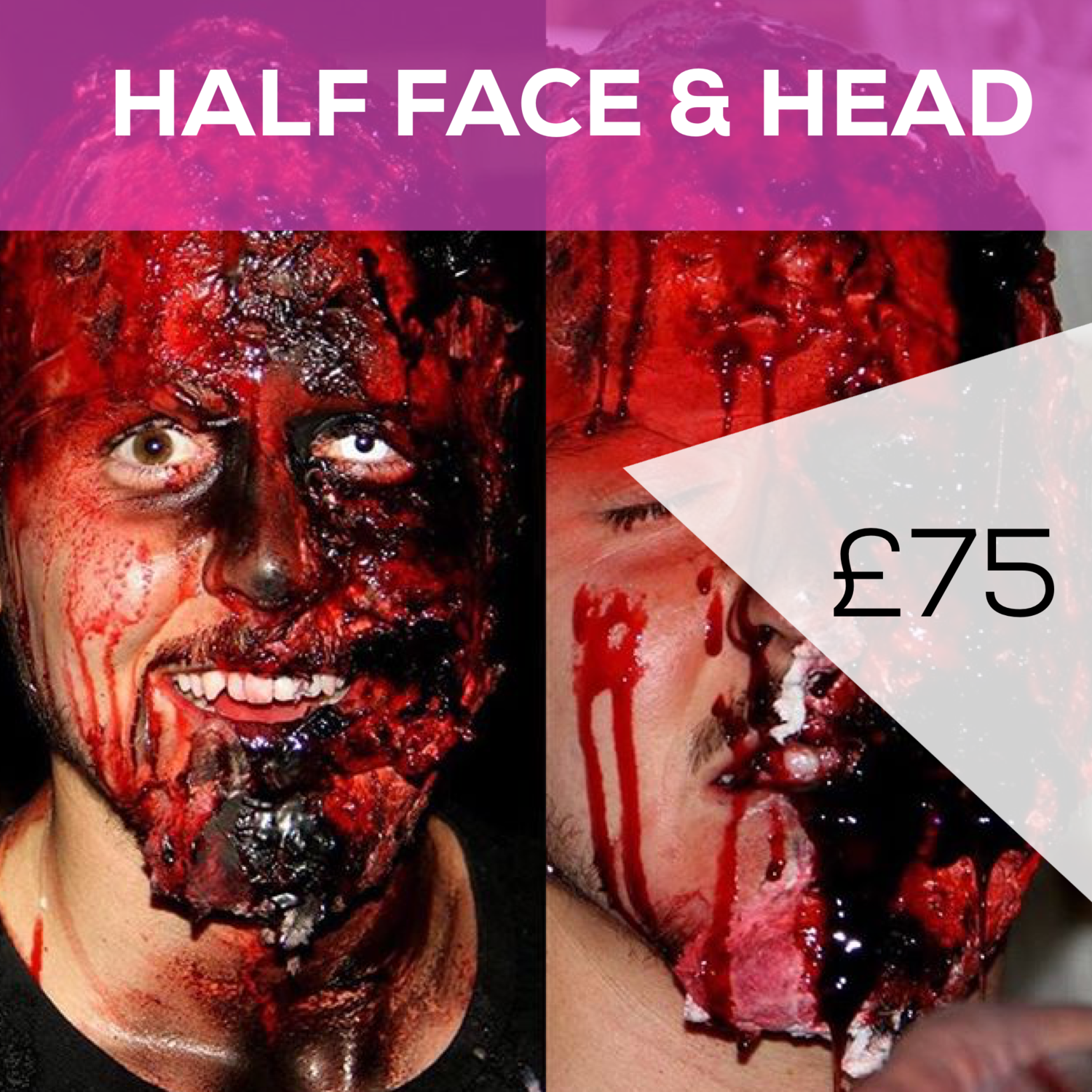 Half Face &amp; Head