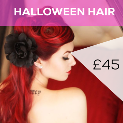 Halloween Hair Dry Styling