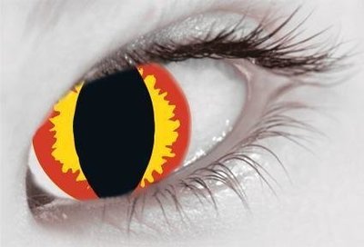 Yellow & Red Slit Eye Fire - From £19.99