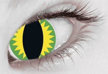 Yellow &amp; Green Slit Eye Sea Monster - From £19.99