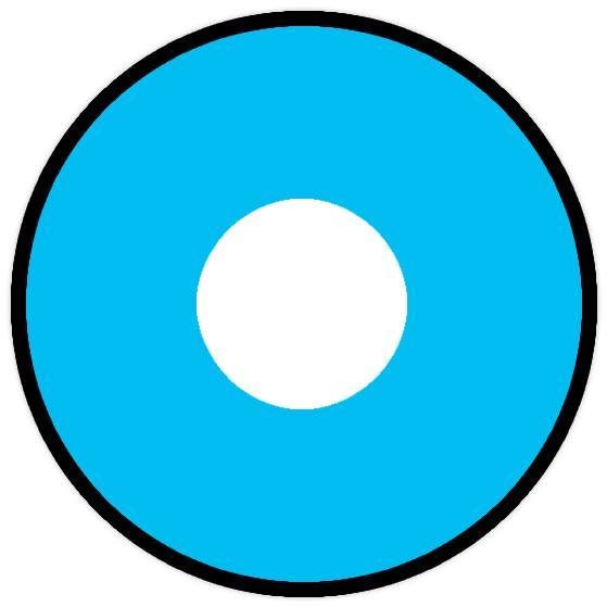 Outlined Blue Contacts - From 9.99