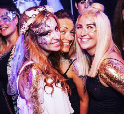 Drinks, Glitter &amp; stripper hen party package with transfers! £55