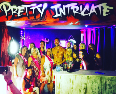 Drinks, Glitter &amp; stripper hen party package with transfers! £55