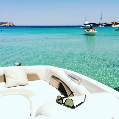Private Ibiza boat charter (9 + skipper)