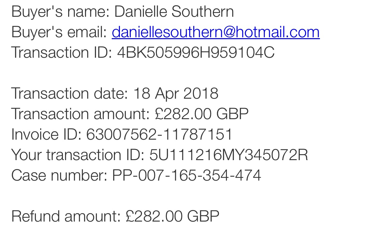 Refund return 