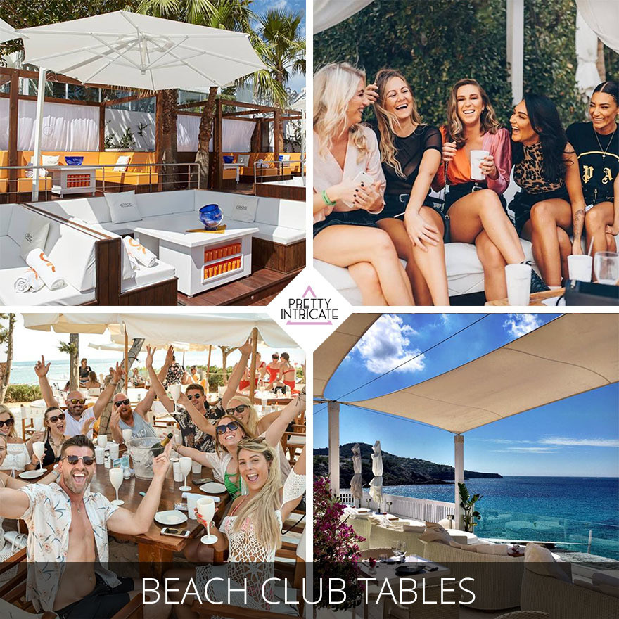 Ibiza Beach Club Tables