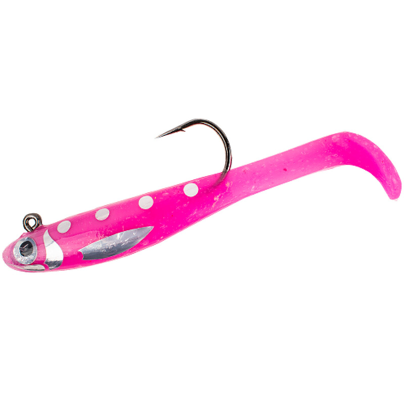 Soft Shad Natural Sardine 13 Cm 57 Gr- BERTOX, COLORAZIONE: BRX013 - Pink Fluo - 130 mm - 57 gr