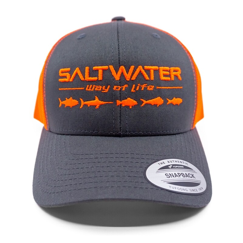 CAPPELLINO GAME FISH GRIGIO-ARANCIO FLUO - SWR