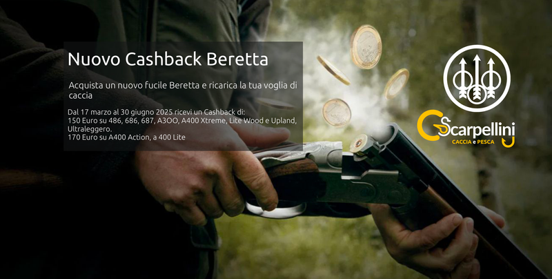 CASHBACK - Fucile A400 UPLAND - BERETTA
