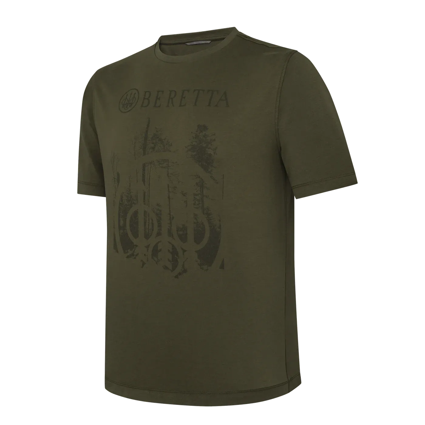 T-Shirt Outline - BERETTA, Taglia: S -  GREEN
