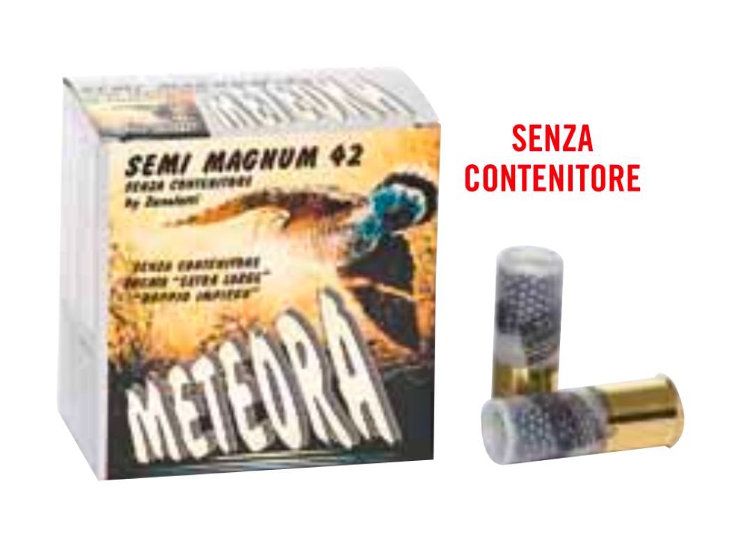 Cartucce  - METEORA SEMIMAGNUM senza contenitore 42gr. pb.5 Speciale Colombaccio   - ZANOLETTI