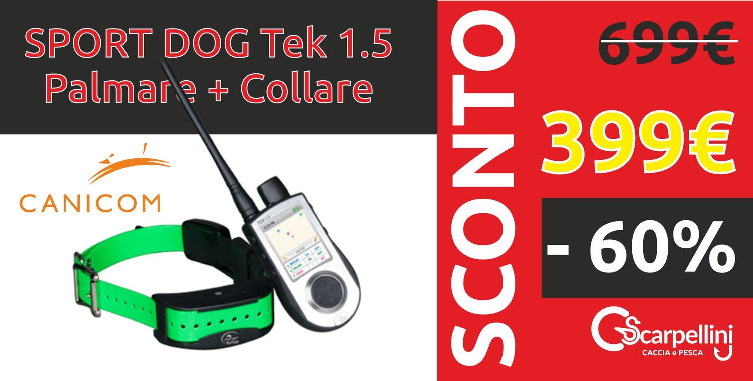 SportDog Tek 1.5 palmare + collare gps - CANICOM SportDog Tek 1.5 palmare + collare gps - CANICOM