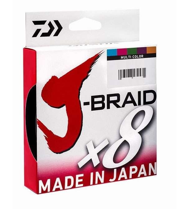 Filo J-Braid X8  - 500 Mt Multicolor - DAIWA