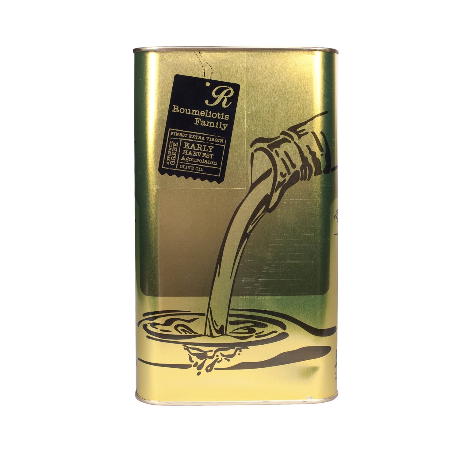 Оливковое масло Extra Virgin нефильтрованное ROUMELIOTIS FAMILY 3л (Агурелео)