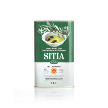 Оливковое масло Sitia Extra virgin olive oil 0,3% P.D.O. 1л