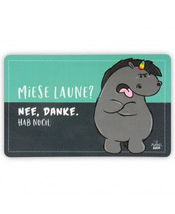 Frühstücksbrettchen &quot; Miese Laune &quot;