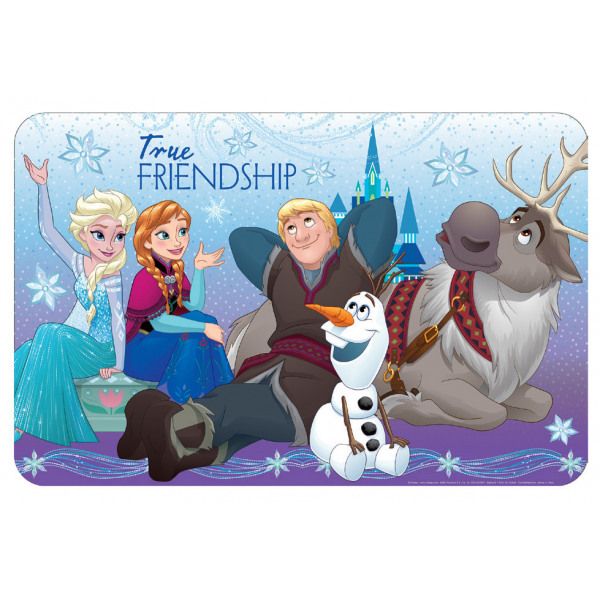 Disney Frozen Eiszauber Tischunterlage – Kunststoff Platzset 43x28 cm