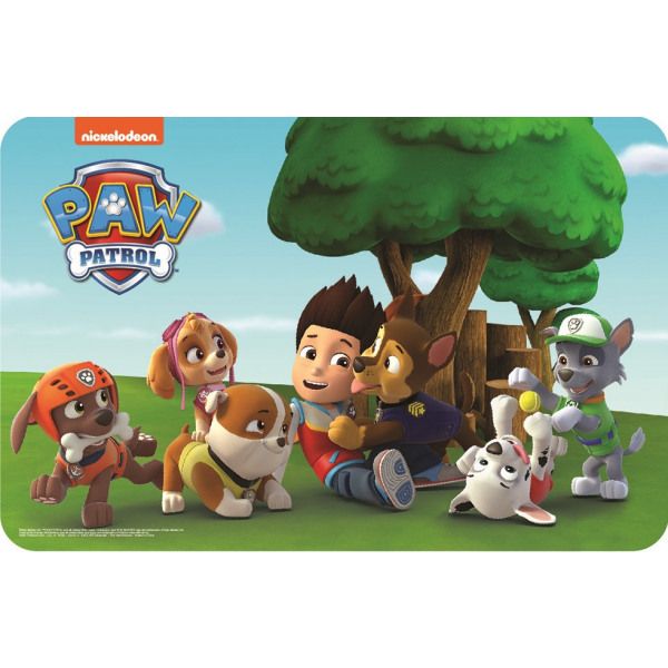 Paw Patrol Spiel Tischunterlage – Kunststoff Platzset 43x28 cm