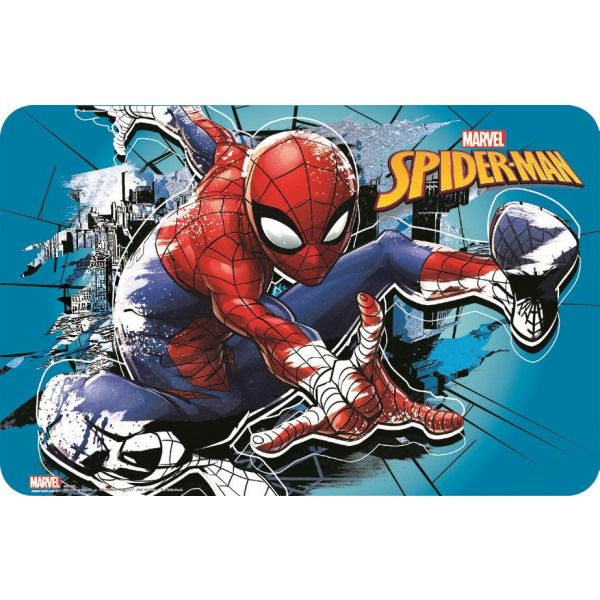 Kindertischunterlage Spiderman Motiv – abwaschbar &amp; rutschfest