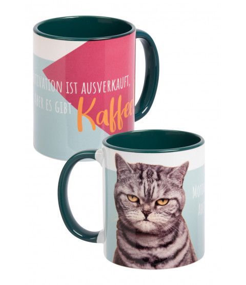 Katzen Tasse 240 ml – süßes Motiv mit Motivation