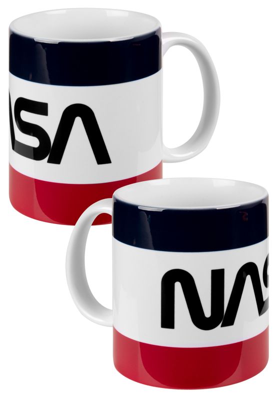 Astronauten Tasse NASA Flag 240 ml – Keramik für Kinder &amp; Erwachsene
