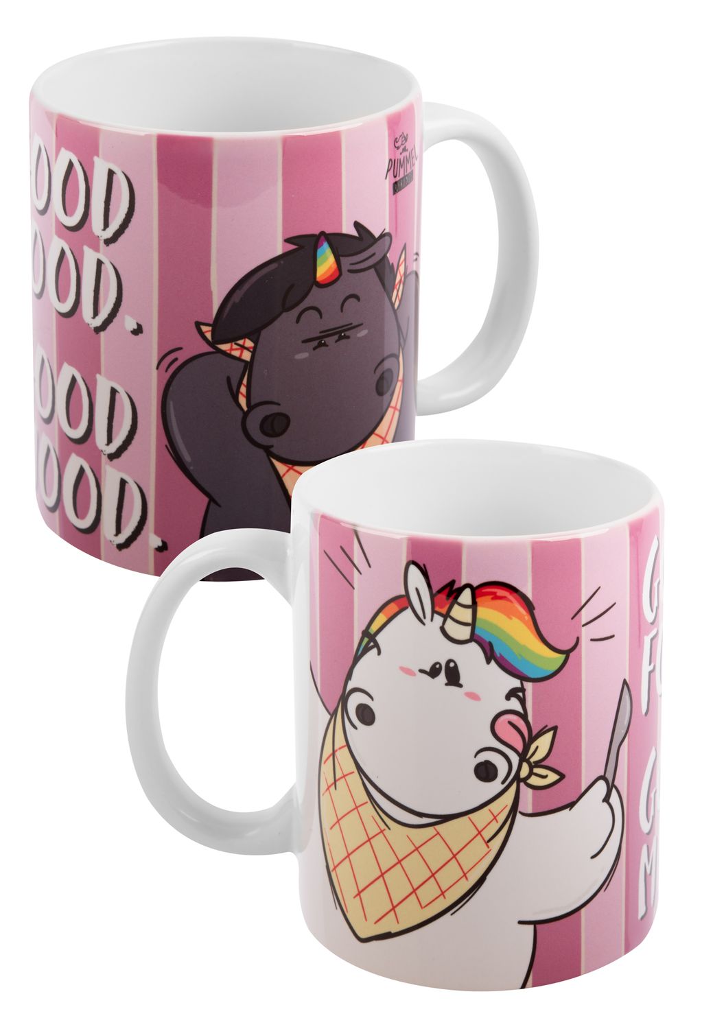 Pummel Einhorn Good food Tasse