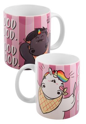 Pummel Einhorn Good food Tasse