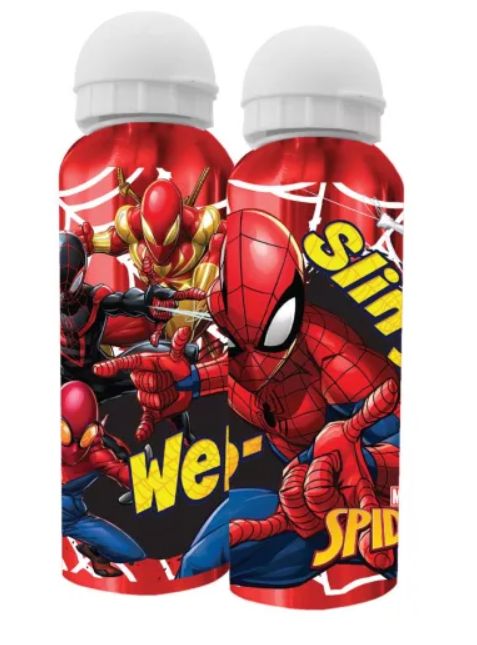 Kindgerechte Spiderman Trinkflasche – Aluminium 500 ml
