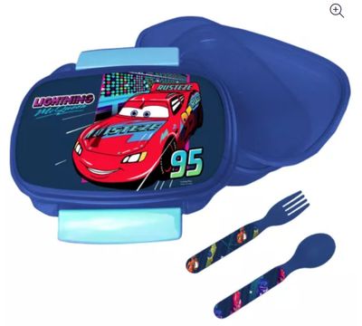 Disney Cars RPM Brotdose + Besteckset