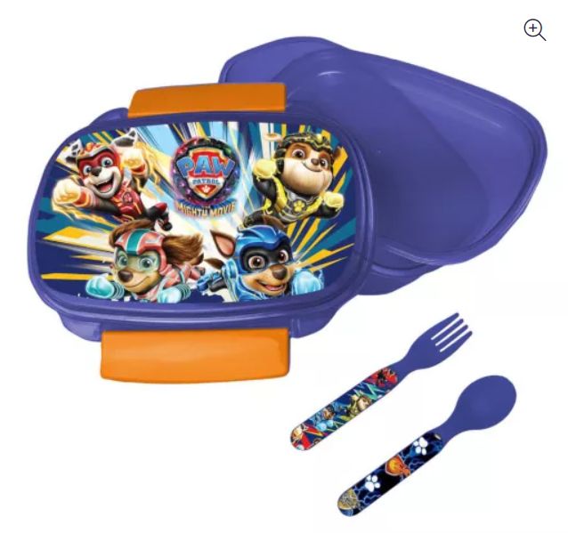 Paw Patrol Power Up Brotdose + Besteckset